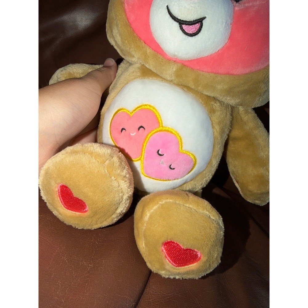 Care Bears Love-a-Lot Bear Squirrel Costume Plush Brown Pink 2021 Basic Fun - Picture 3 of 6